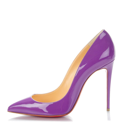 Christian Louboutin Patent Pigalle Follies 100 Pumps 38.5 Digitale 1 of 7