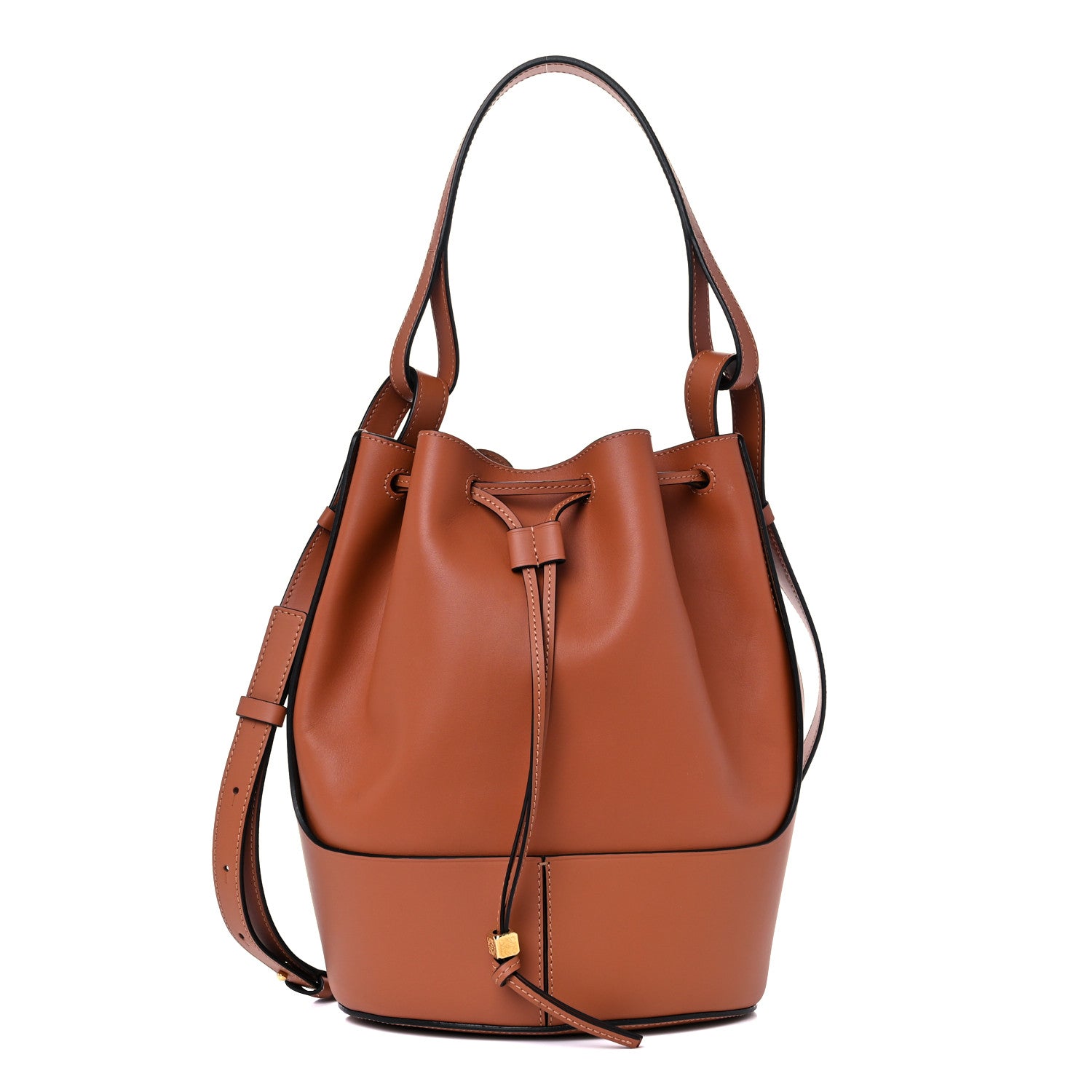 Loewe Calfskin Balloon Bucket Bag Tan 1 of 15