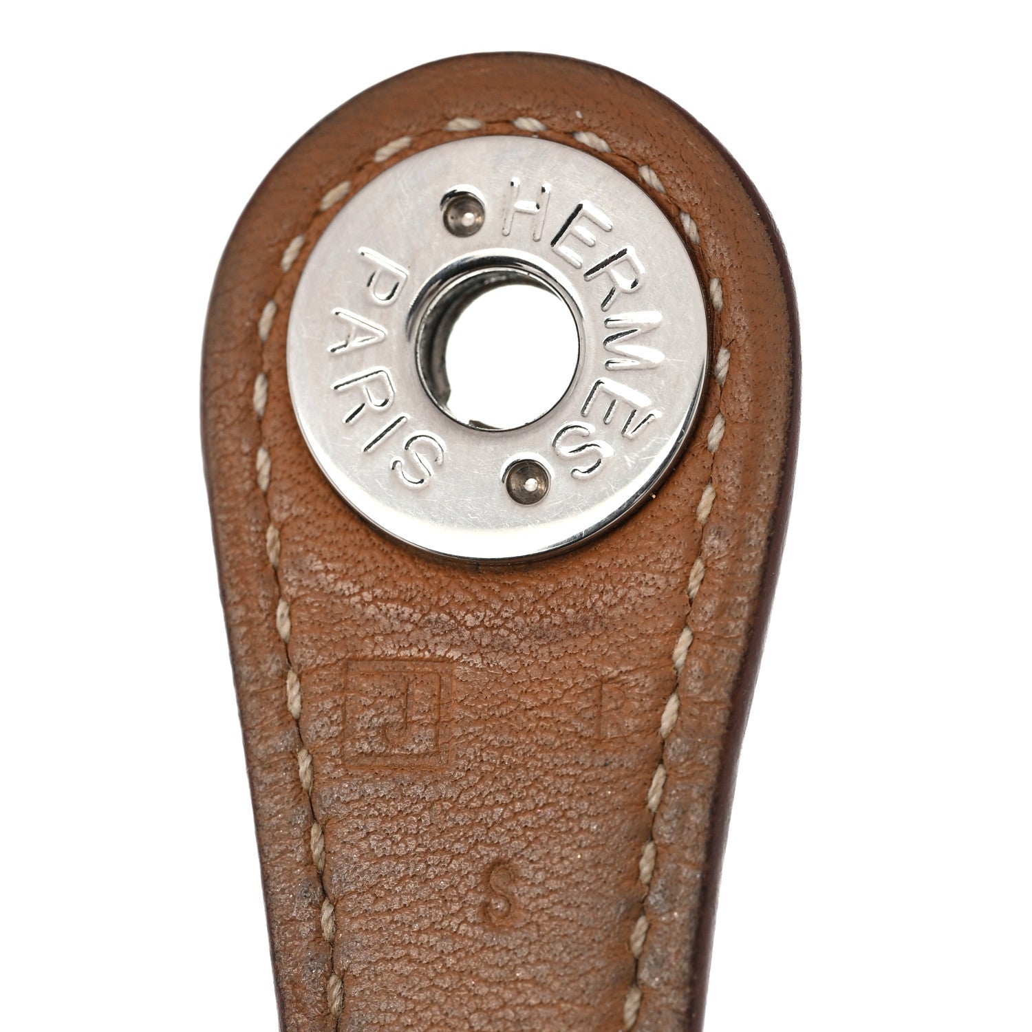 Hermes Barenia Perforated H Bracelet S Fauve 5 of 7