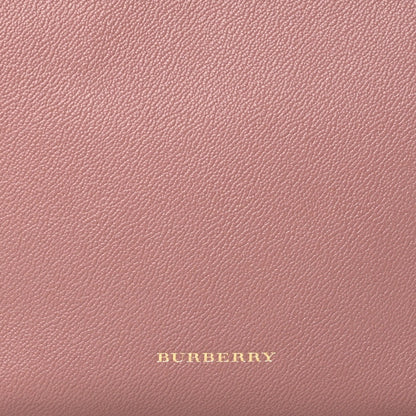 Burberry Soft Grain Calfskin House Check Small Helmsley Crossbody Dusty Pink 8 of 11