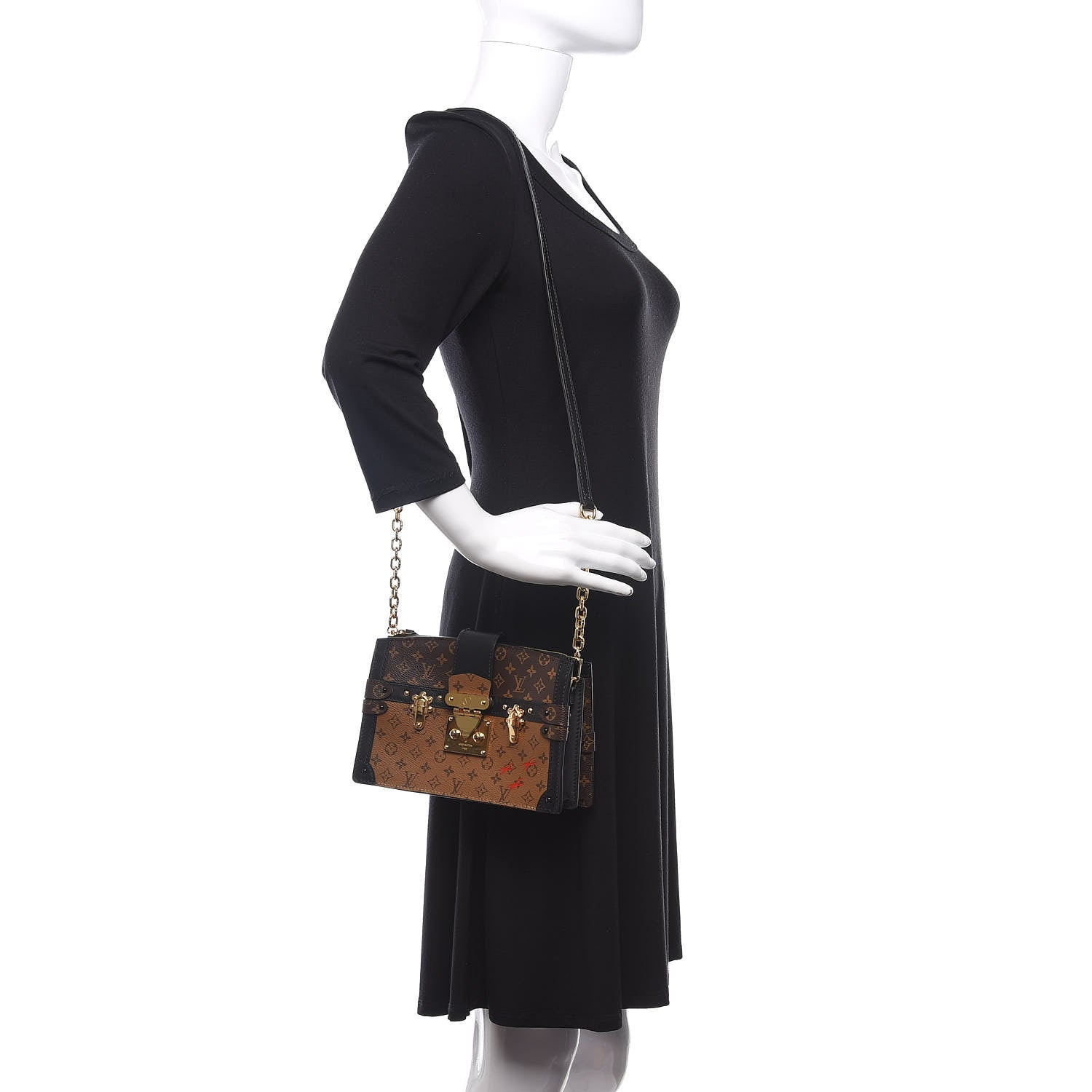 Louis Vuitton Reverse Monogram Trunk Clutch 2 of 10