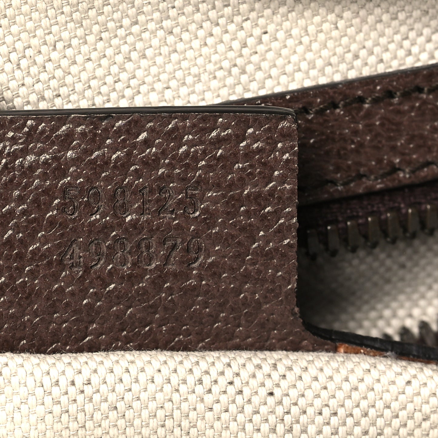 GG Supreme Monogram Web Small Ophidia Half Moon Hobo Brown