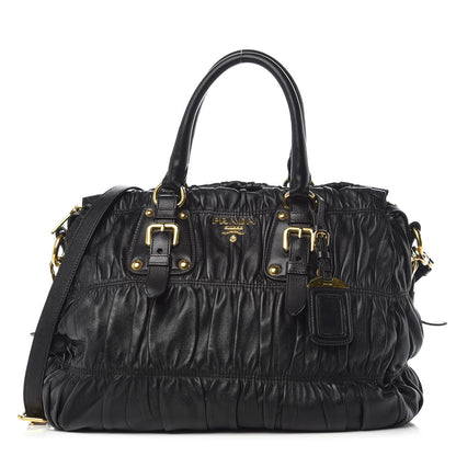 Prada Nappa Gaufre Tote Black 1 of 13