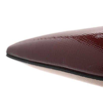 Prada Saffiano Vernice Pumps 36.5 Rosso 9 of 9