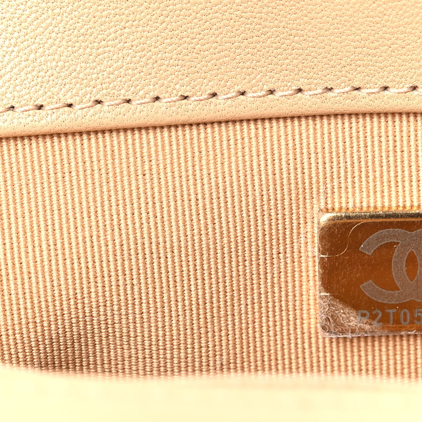 Lambskin Quilted Medium Chanel 19 Flap Beige