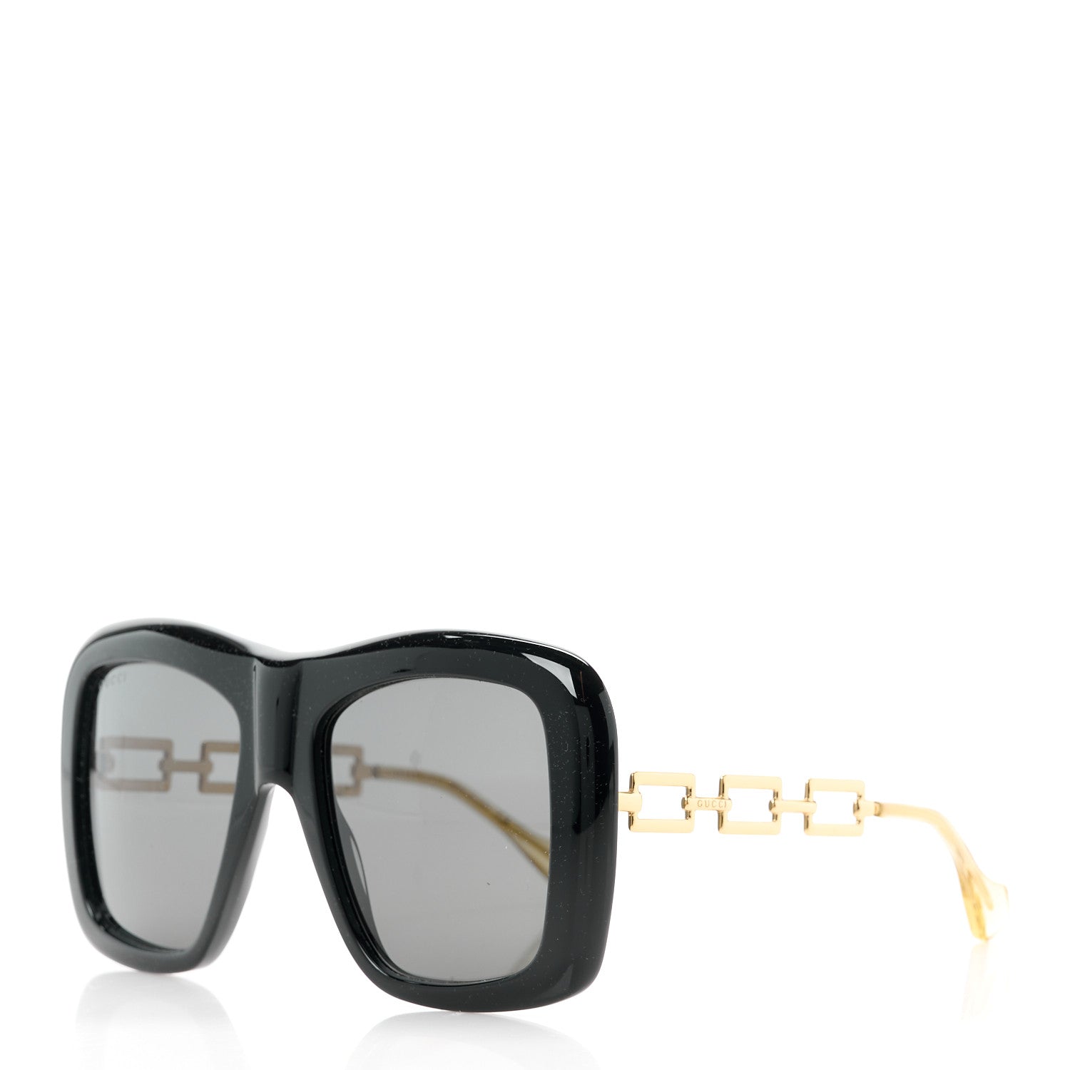 Gucci Oversize Square Frame GG0499S Sunglasses Black 1 of 8