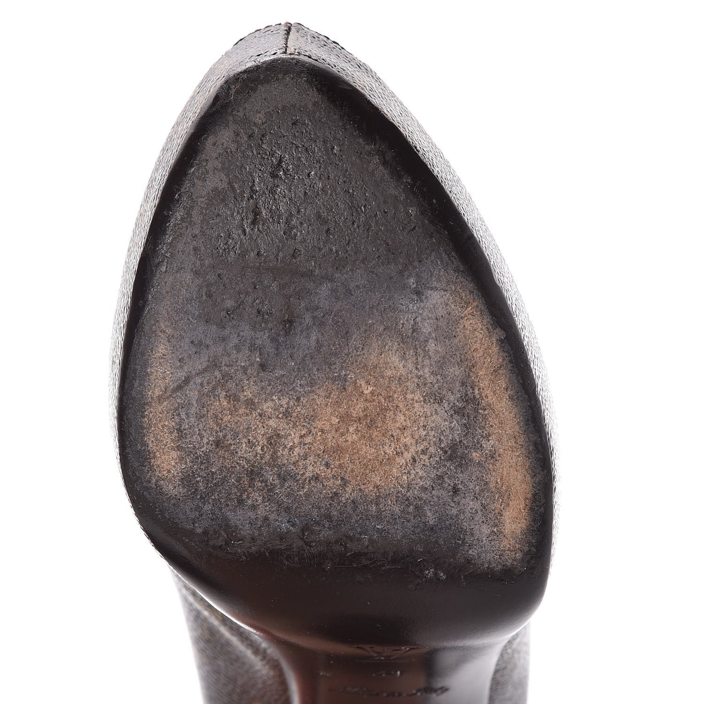 Patent Monogram Fetish Vanity Platform Pumps 41