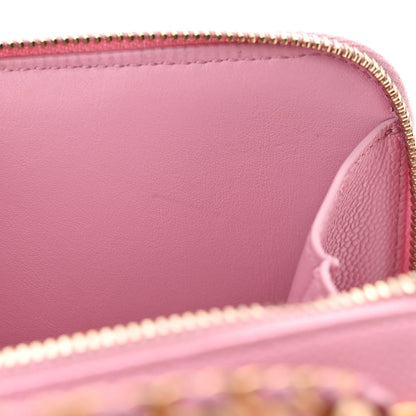 Chanel Caviar Quilted Pick Me Up Mini Vanity Case Pink 12 of 13