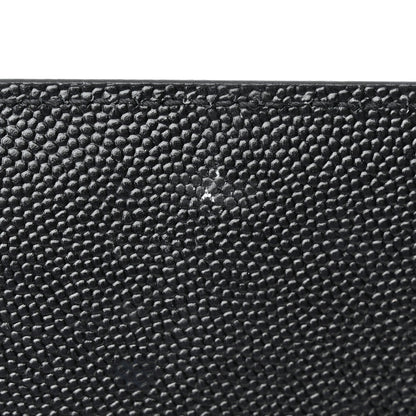 Saint Laurent Grain De Poudre Medium Classic Monogram Kate Satchel Black 12 of 13