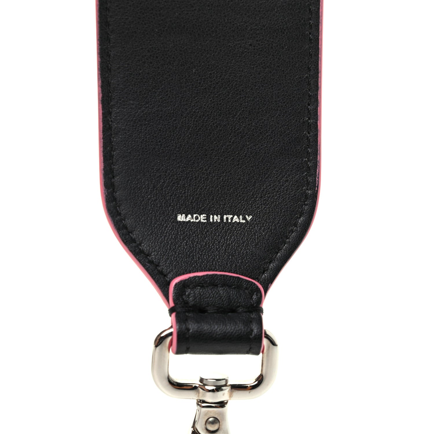 Fendi Calfskin Sequin Fun Fair Strap You Black Multicolor 3 of 4