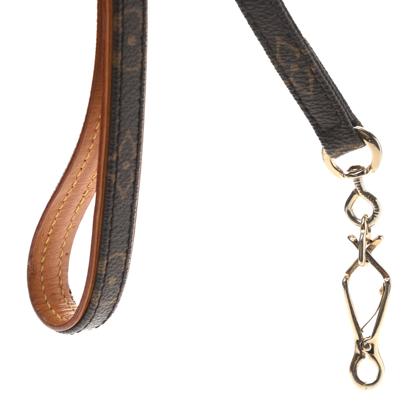 Monogram Baxter Dog Leash MM