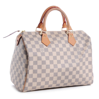 Louis Vuitton Damier Azur Speedy 30 2 of 6