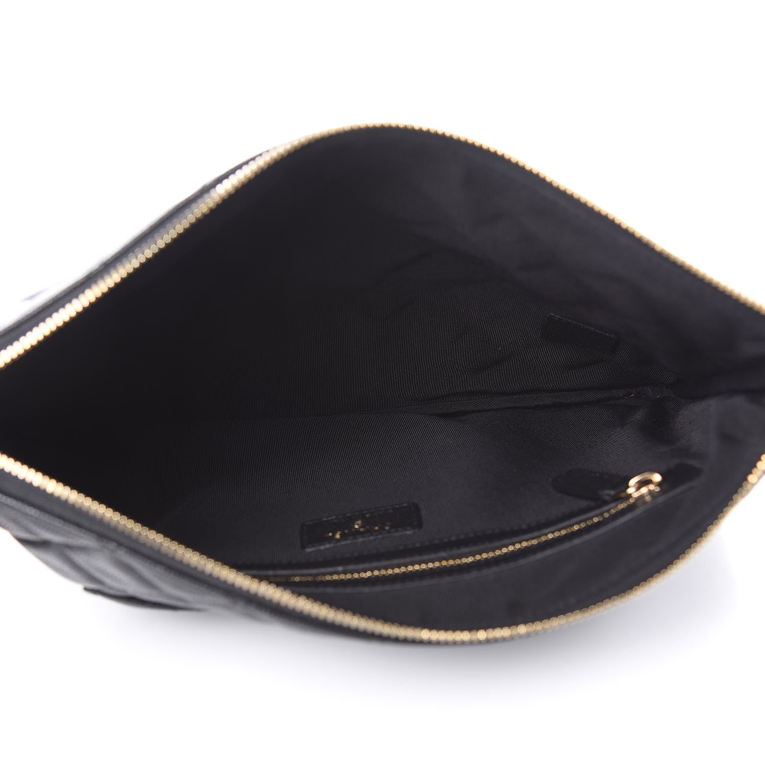 Chanel Caviar Quilted Medium Cosmetic Case Black 5 of 10