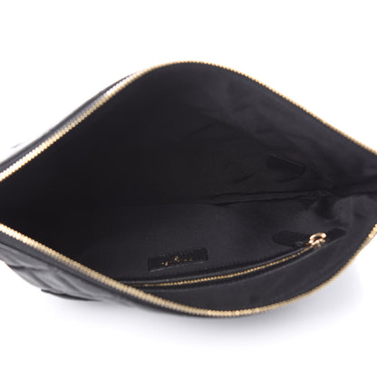 Chanel Caviar Quilted Medium Cosmetic Case Black 5 of 10