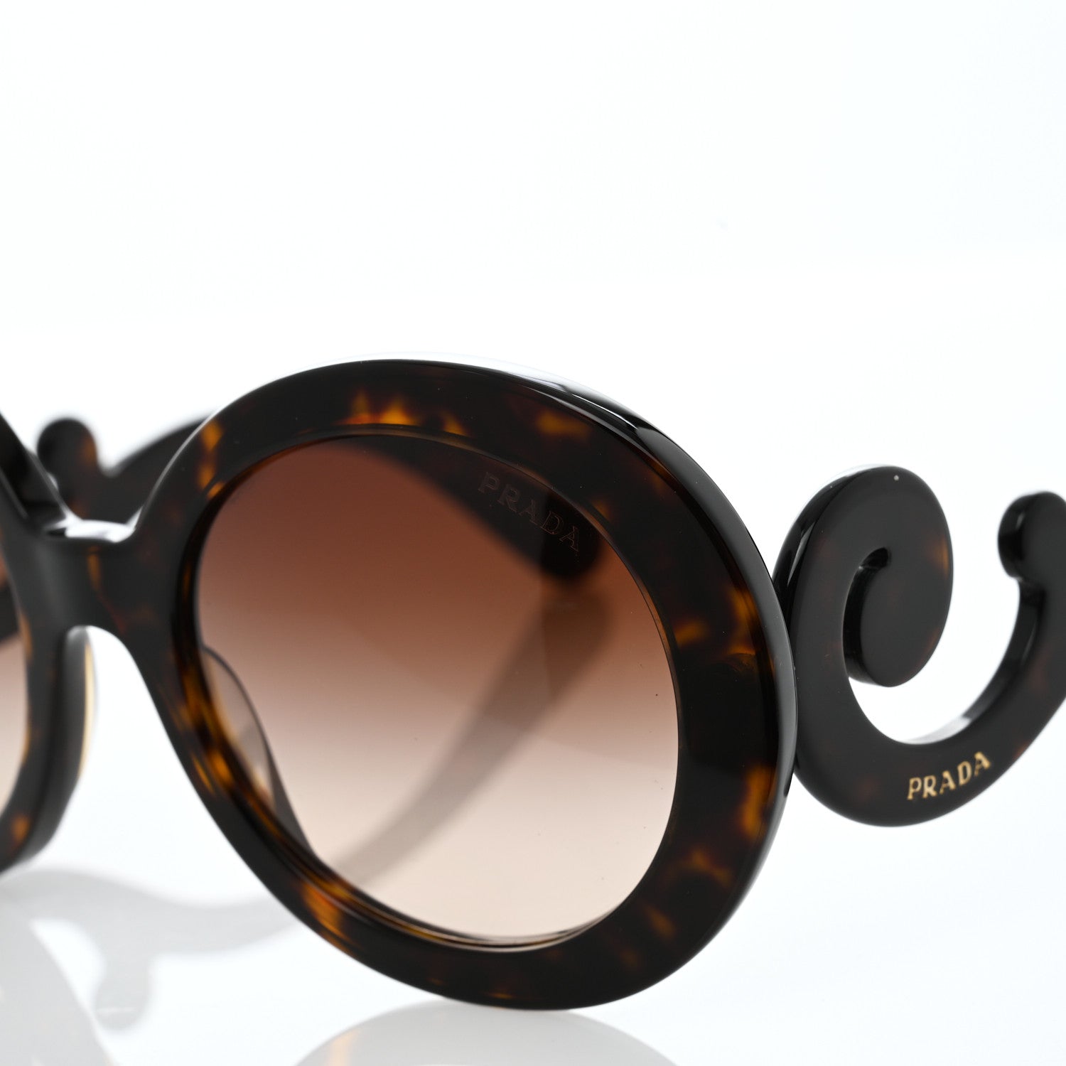 Prada Baroque Sunglasses SPR 27N Tortoise 7 of 8
