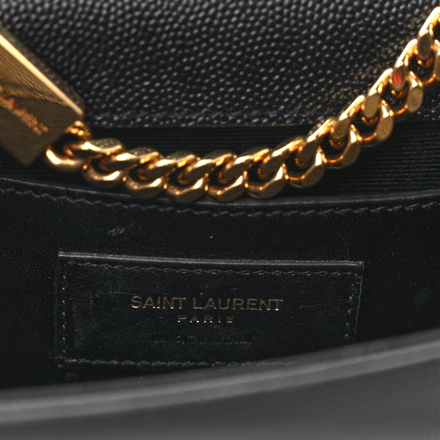 Grain De Poudre Small Monogram Kate Satchel Black