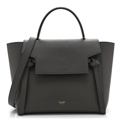 Celine Baby Grained Calfskin Micro Belt Bag Grey 1 of 10