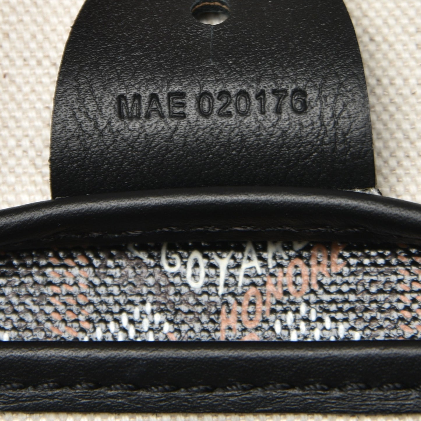 Goyardine Artois MM Black