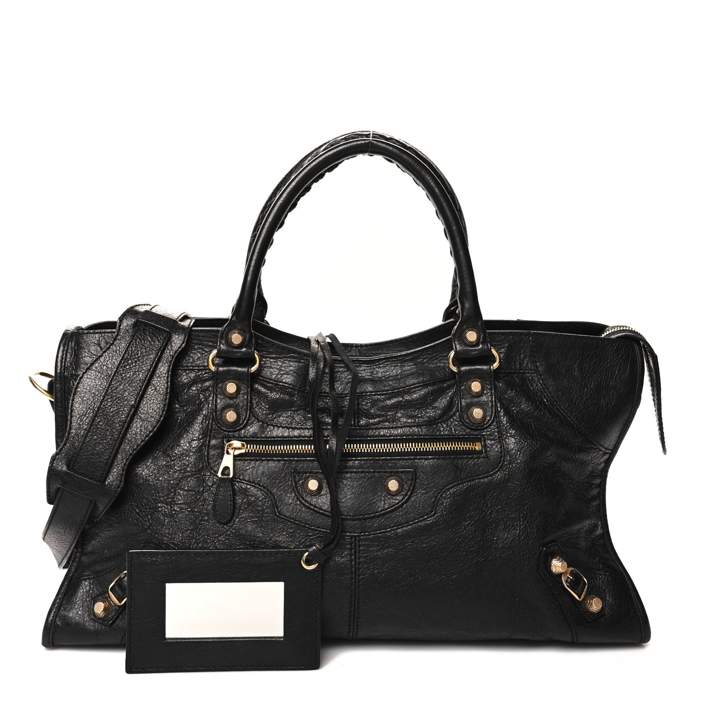Agneau Giant 12 Gold Hardware Part Time Black
