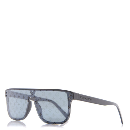 Louis Vuitton Acetate LV Waimea Square Sunglasses Z1082W Black 1 of 8