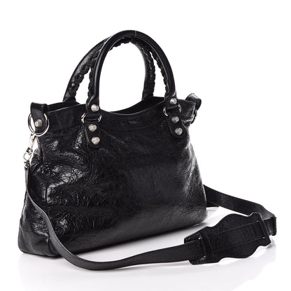 Balenciaga Agneau Giant 12 Silver Hardware Town Black 4 of 10