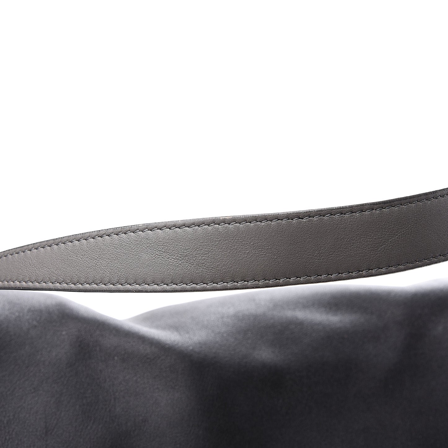 Calfskin All Soft Shoulder Bag Grey