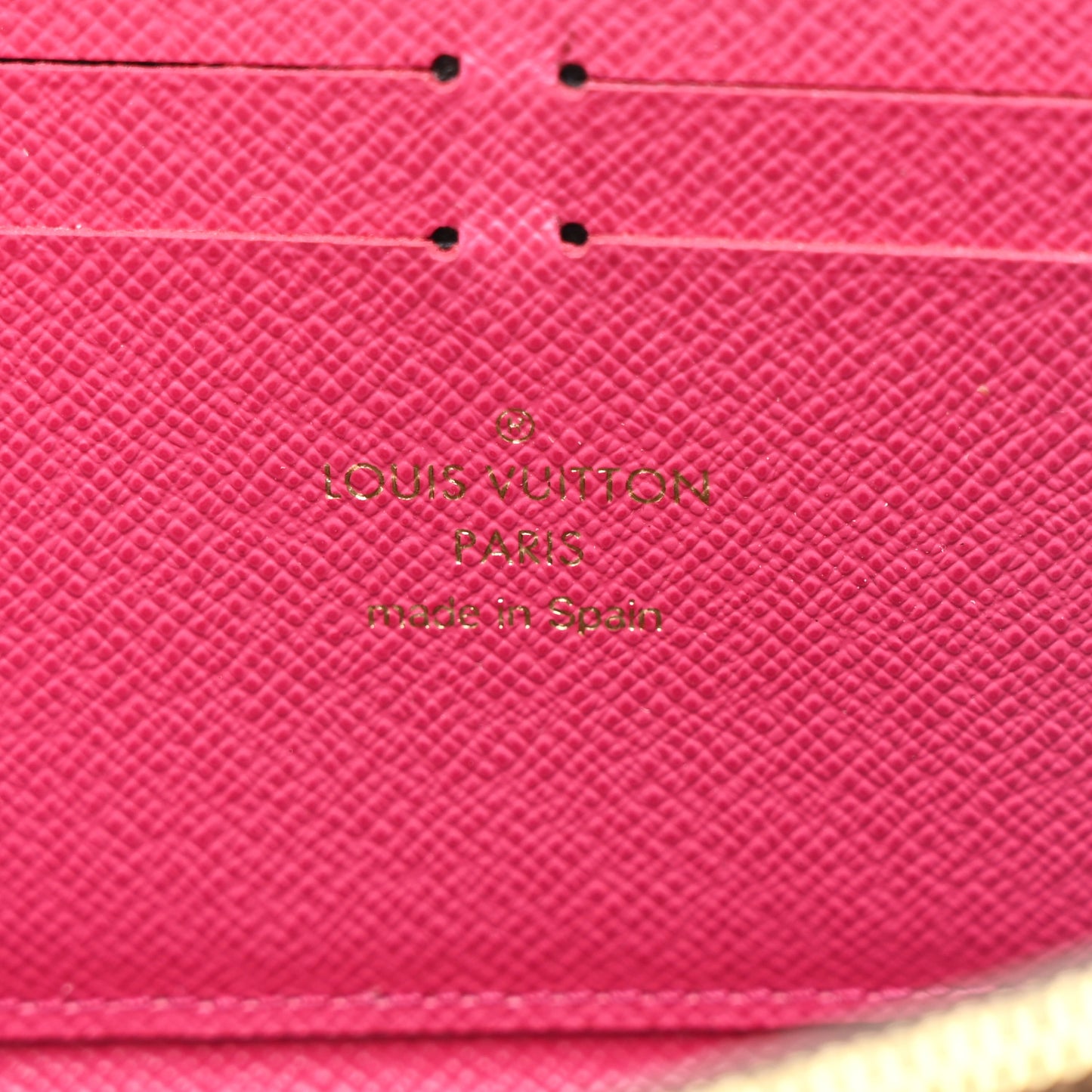 Monogram Clemence Wallet Hot Pink