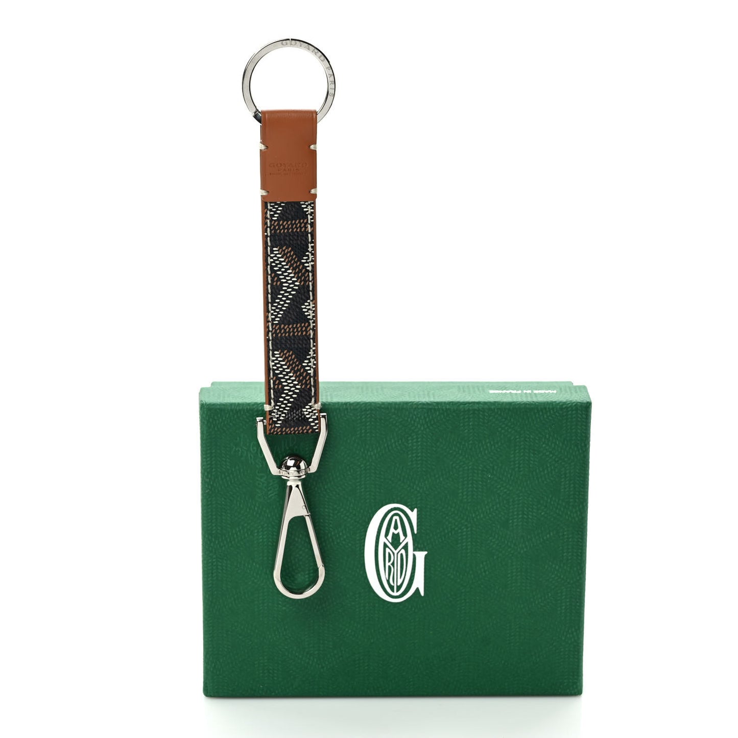Goyardine Key Holder Black Gold