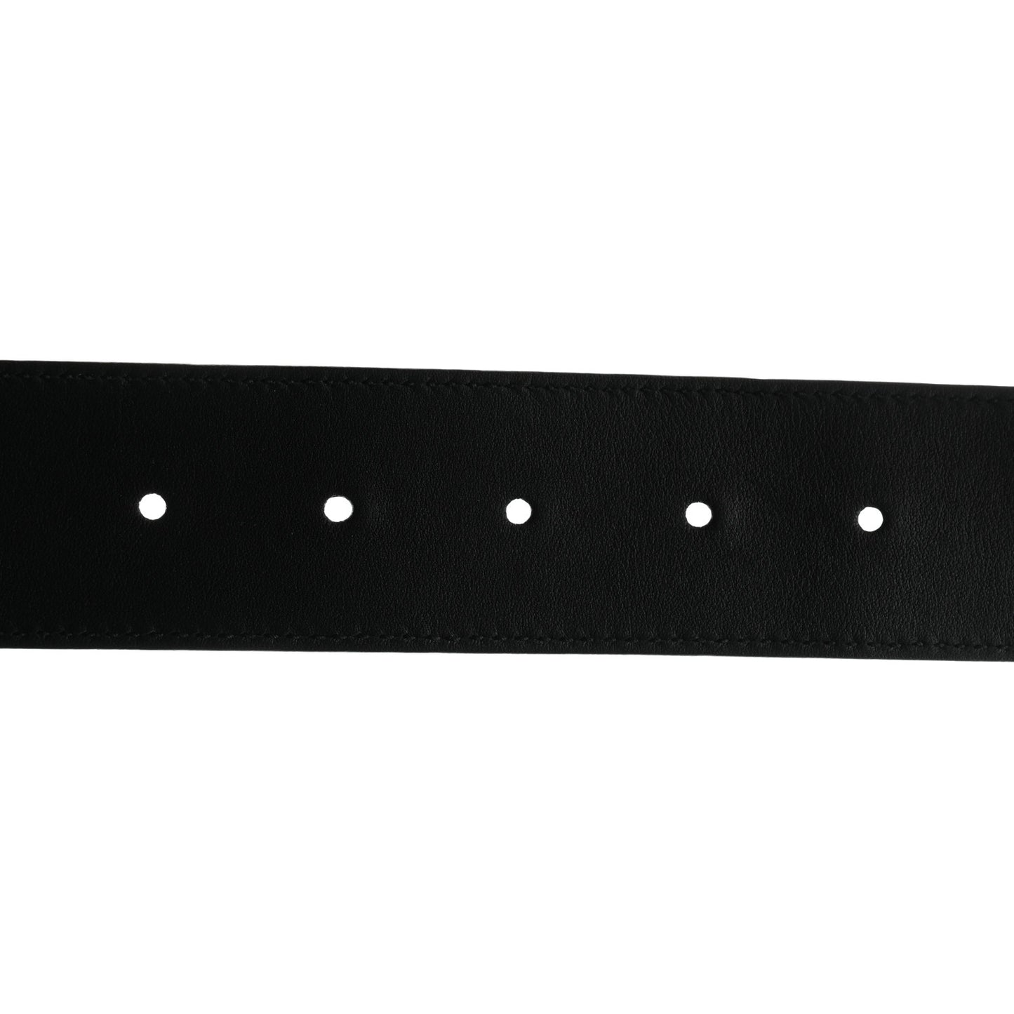 Textured Calfskin Double G 40mm Belt 80 32 Black