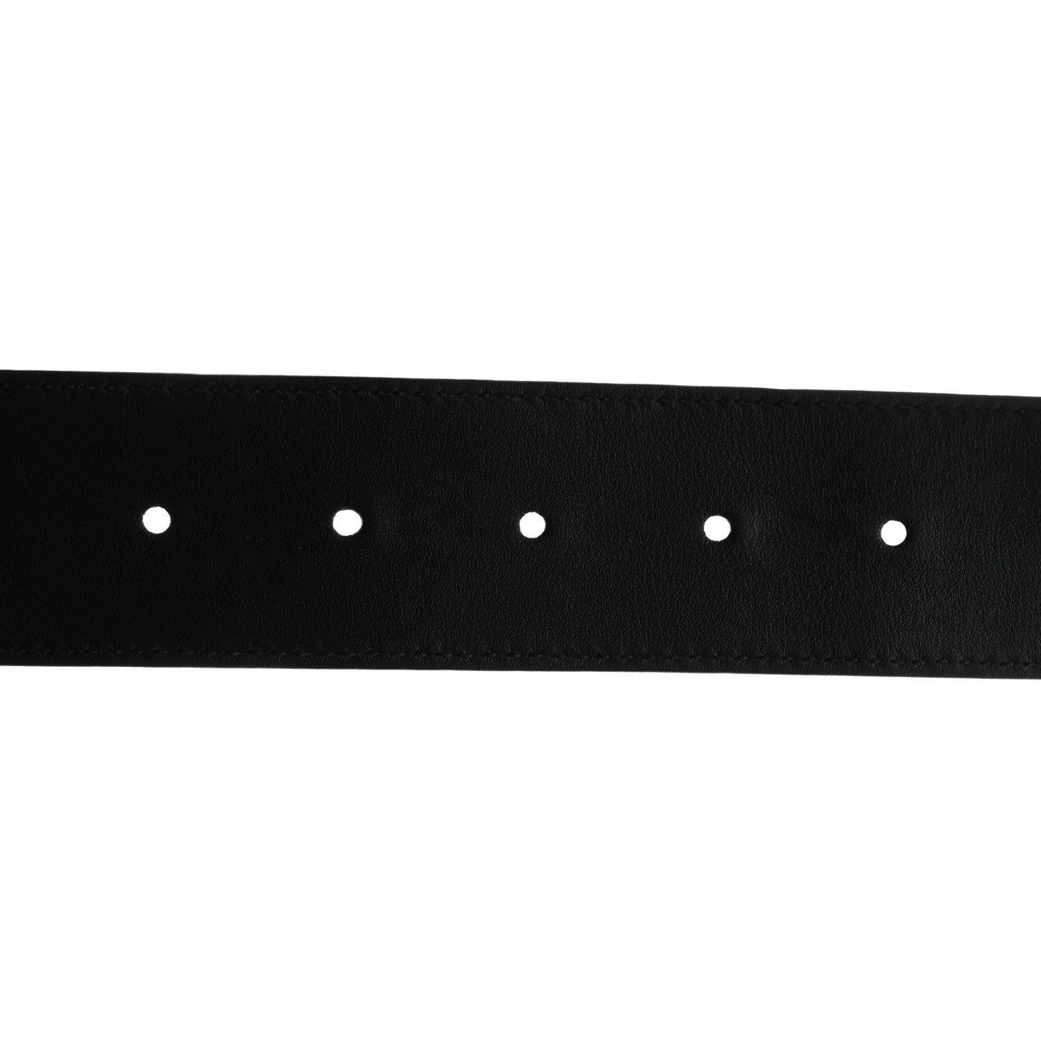 Gucci Textured Calfskin Double G 40mm Belt 80 32 Black 5 of 5