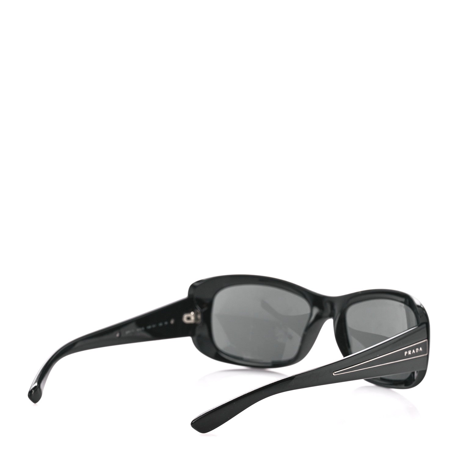 Prada Logo Sunglasses SPR 04L Black 4 of 7