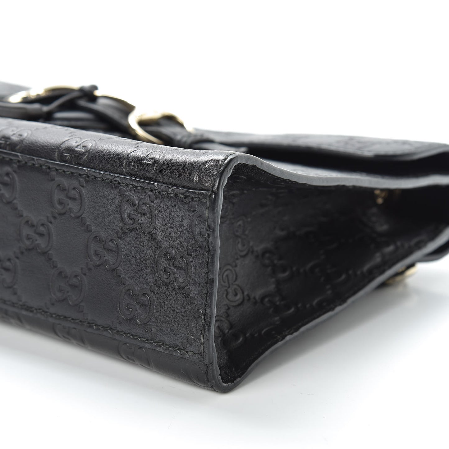 Guccissima Medium Emily Chain Shoulder Bag Black