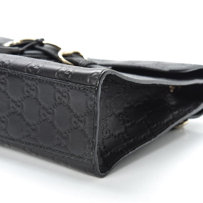 Gucci Guccissima Medium Emily Chain Shoulder Bag Black 6 of 10