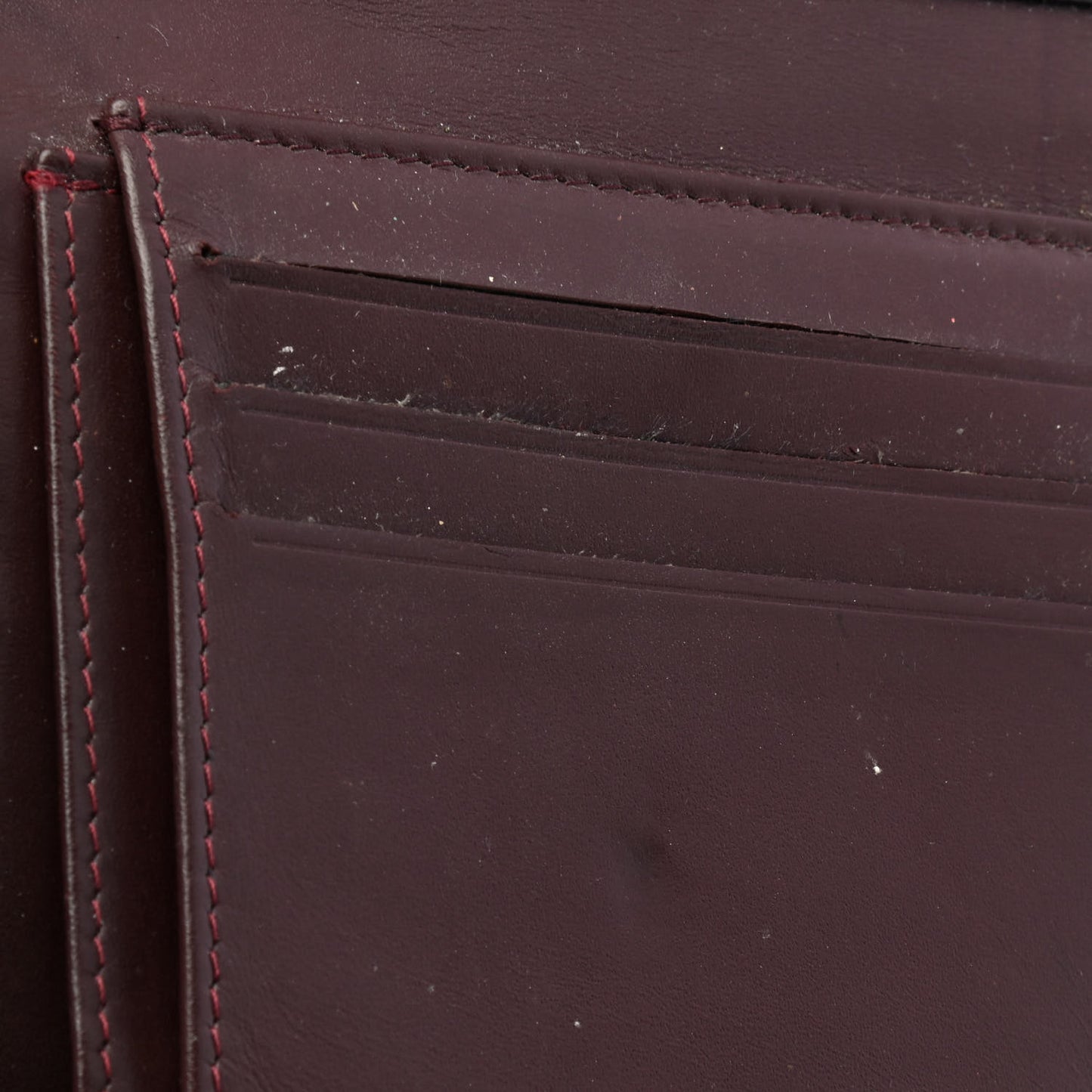 Caviar Chevron Quilted Compact Flap Wallet Black