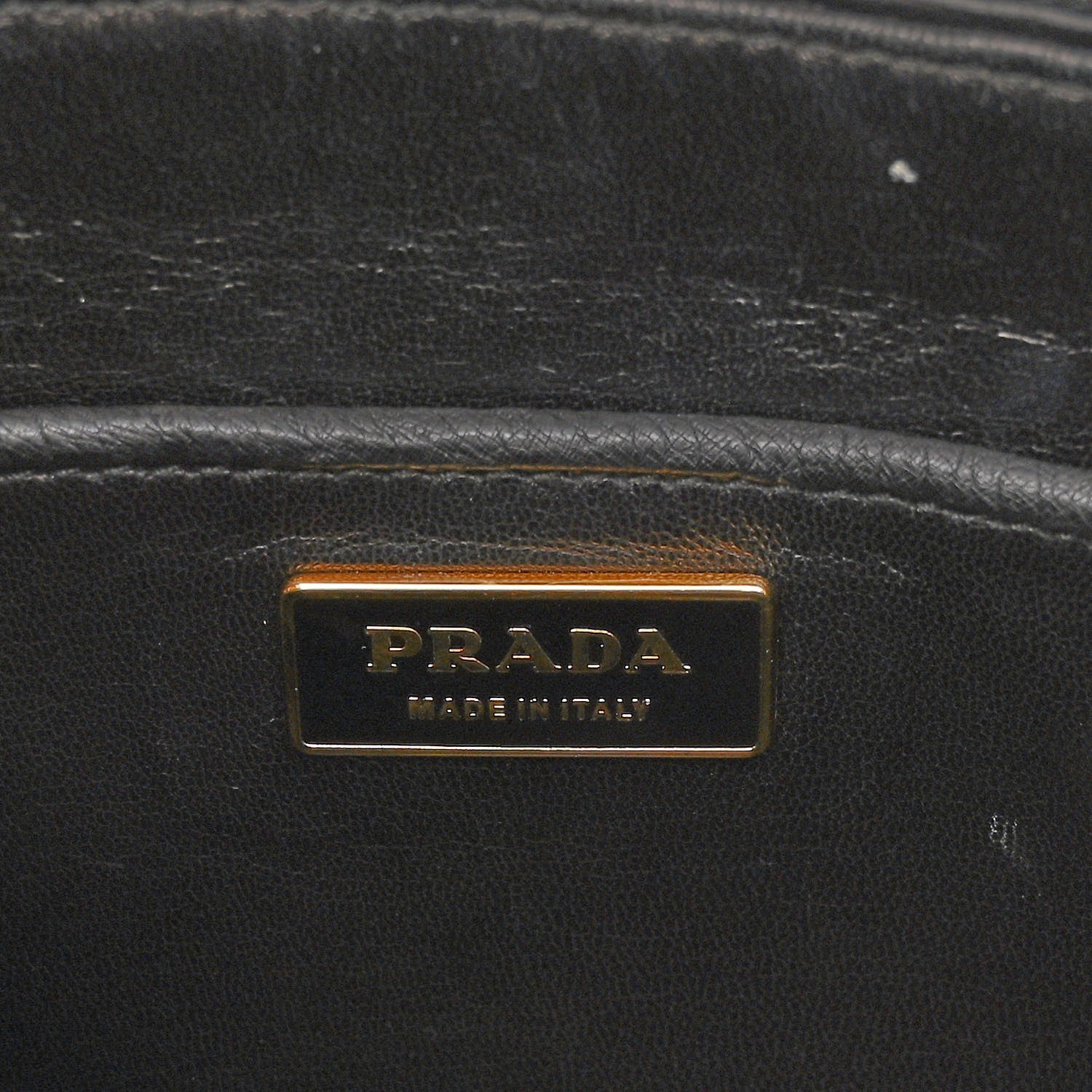 Prada Ostrich Double Zip Tote Black 7 of 15