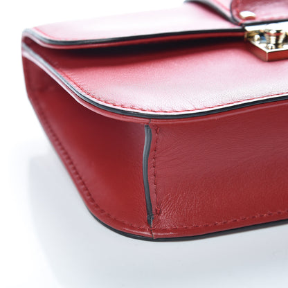 Valentino Garavani Vitello Small Glam Lock Rockstud Flap Rosso Valentino 7 of 8
