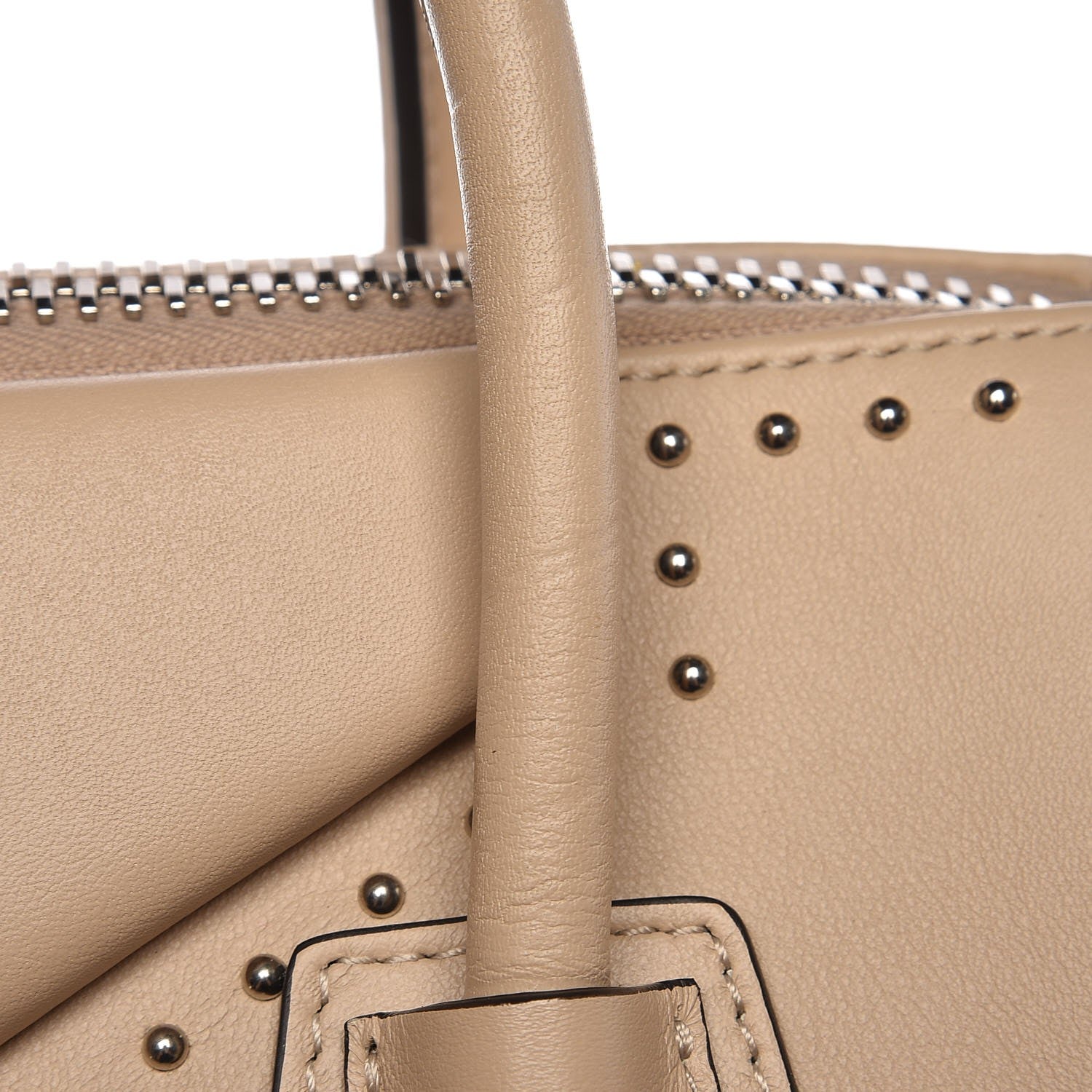 Givenchy Calfskin Medium Studded Antigona Beige Buff 12 of 12