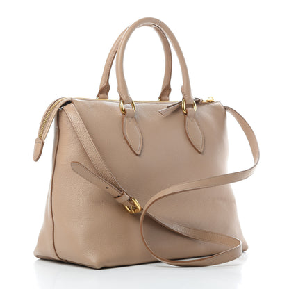 Prada Vitello Phenix Satchel Cammeo 3 of 11