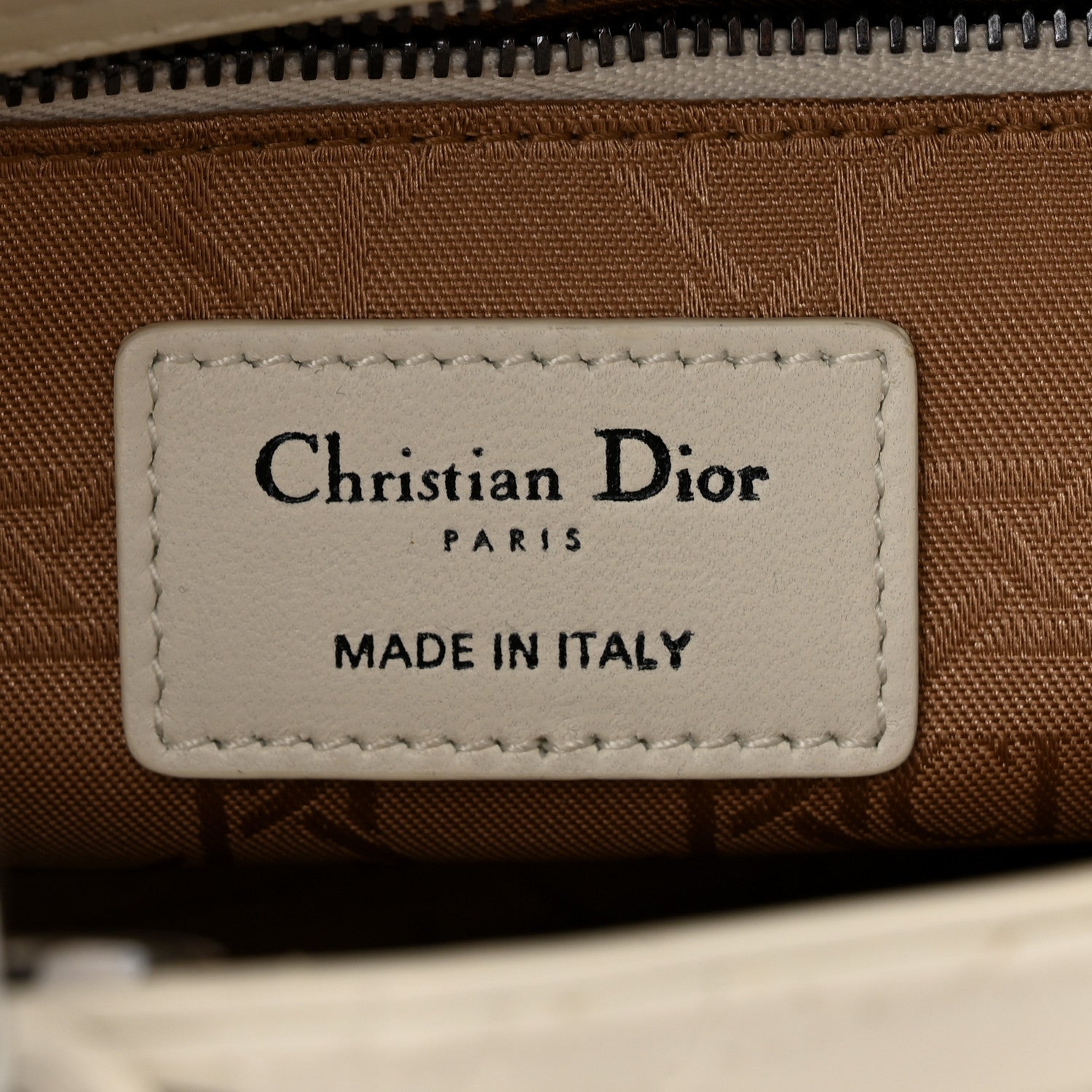 Christian Dior Lambskin Cannage Small My ABCDior Lady Dior White 6 of 11
