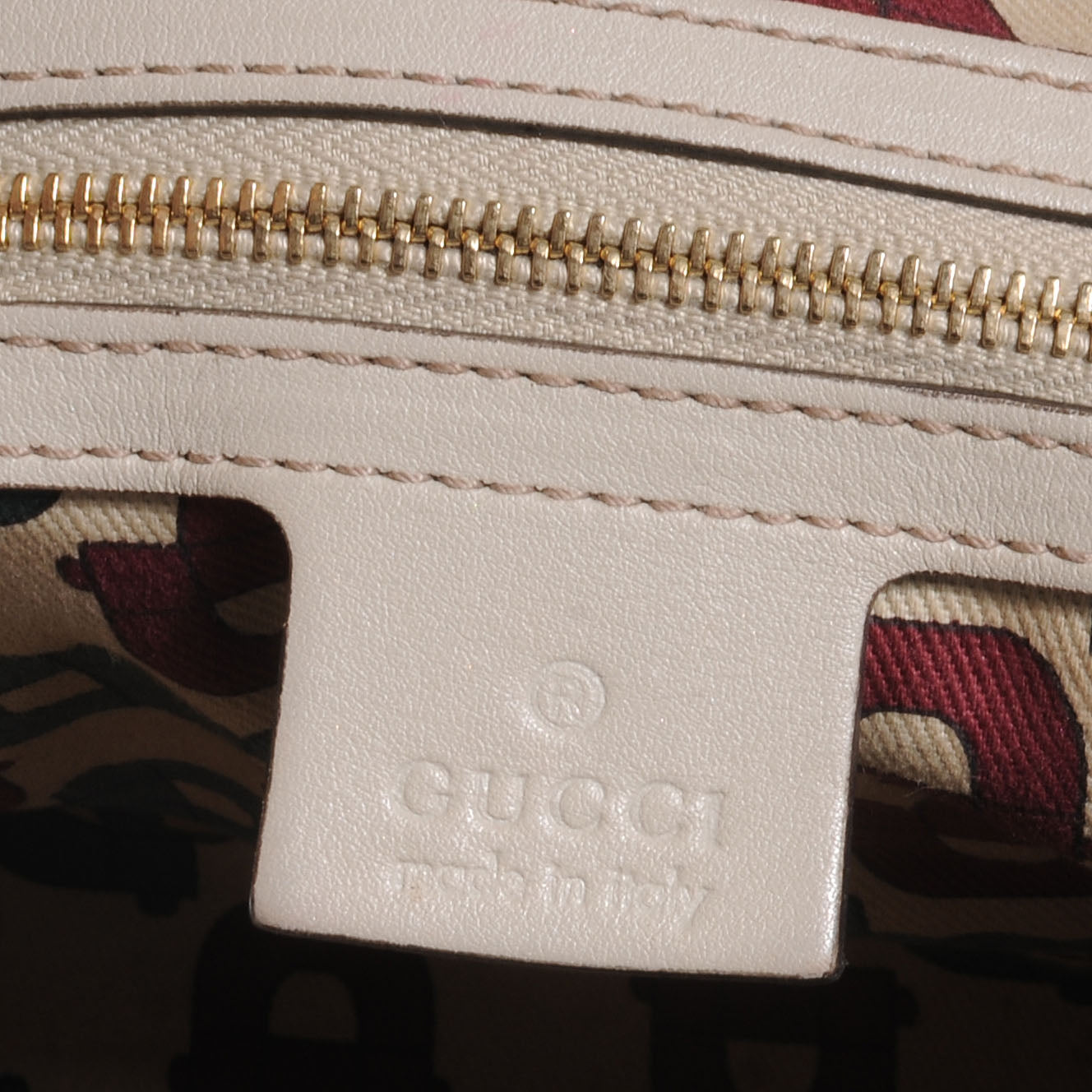 Gucci Guccissima Medium Hysteria Off White 7 of 8