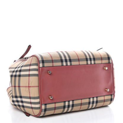 Burberry Horseferry Check Small Canterbury Tote Antique Rose 4 of 28