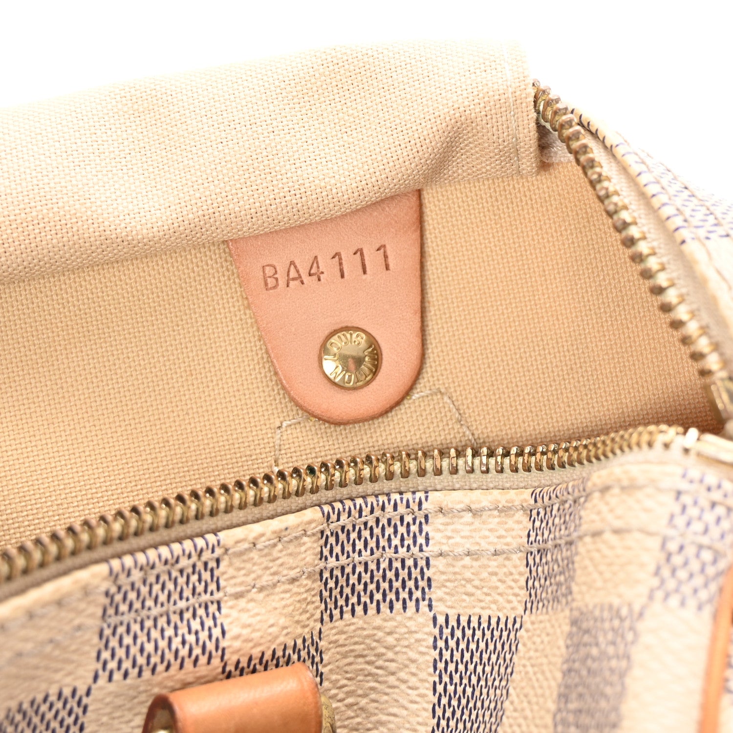 Louis Vuitton Damier Azur Speedy 30 7 of 10