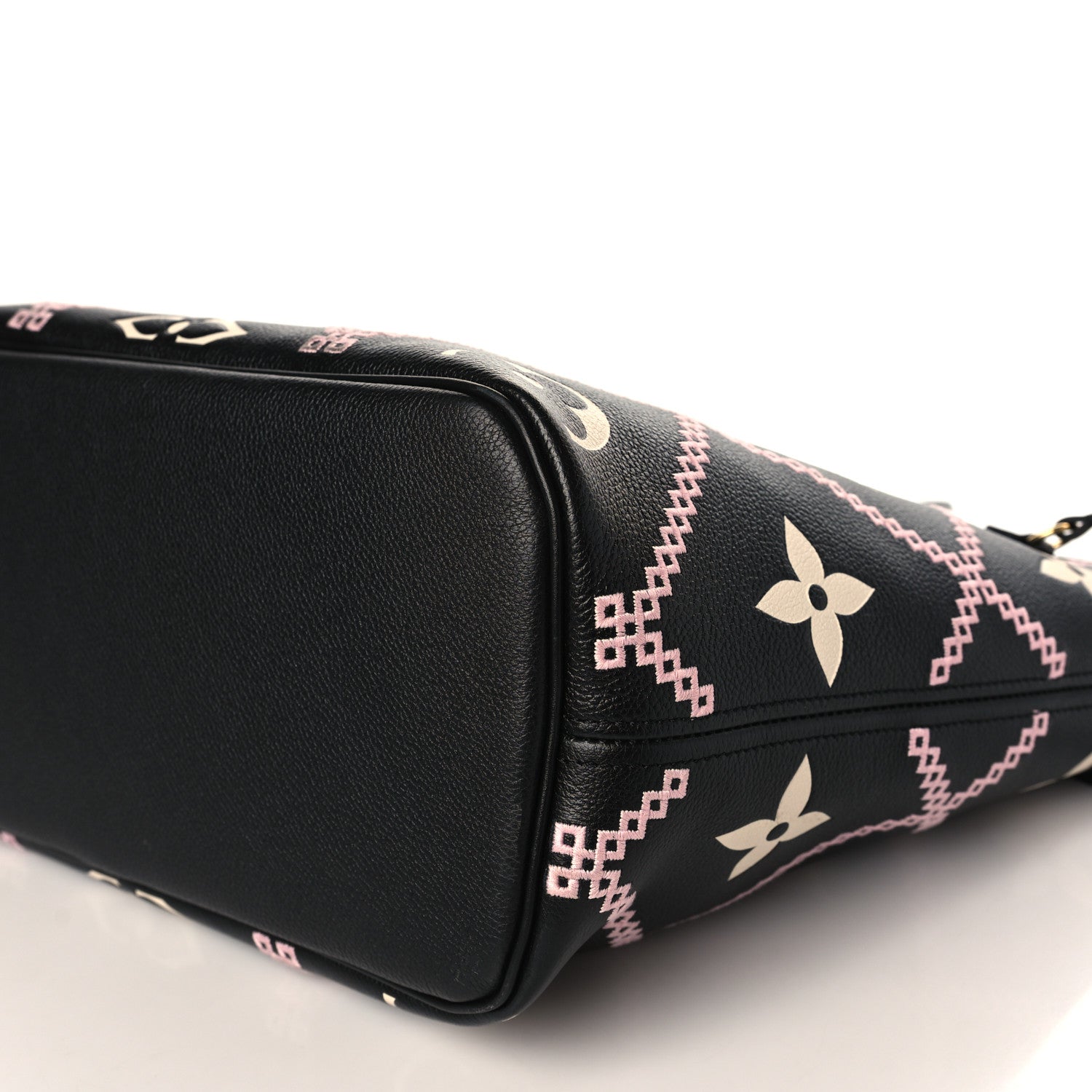 Louis Vuitton Empreinte Monogram Giant Broderies Neverfull MM Black 9 of 9