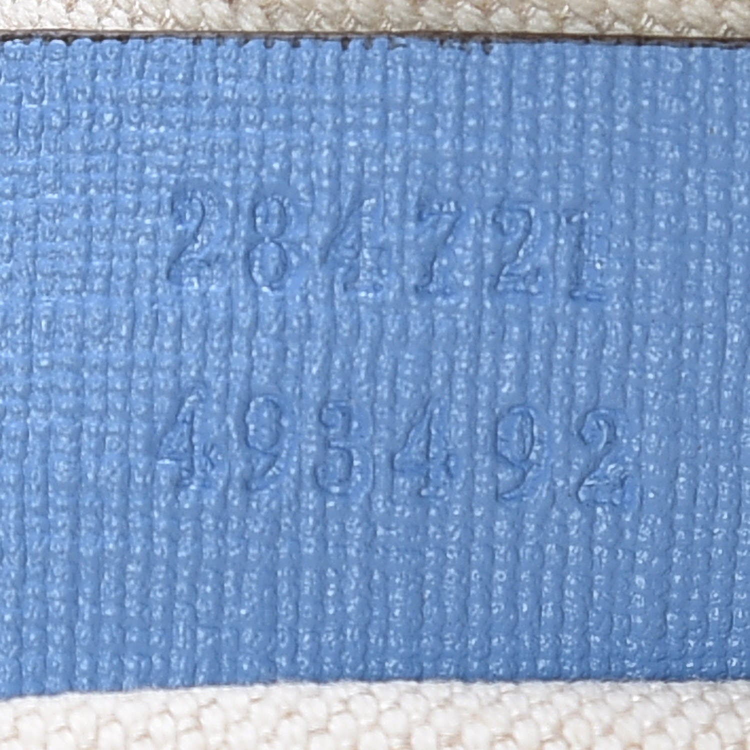 Gucci Canvas Kids Felines Vichy Print Tote Clear Sky Blue 9 of 9