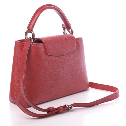 Louis Vuitton Taurillon Capucines BB Rubis 3 of 9