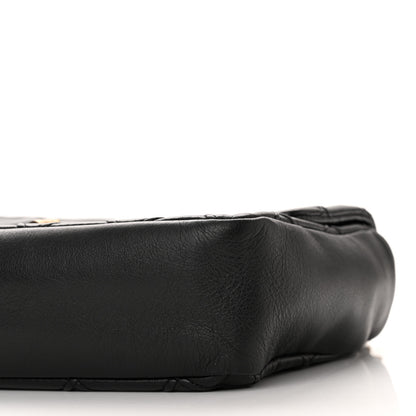 Chanel Calfskin Diamond Debossed Medium Cosmos Flap Black 10 of 10