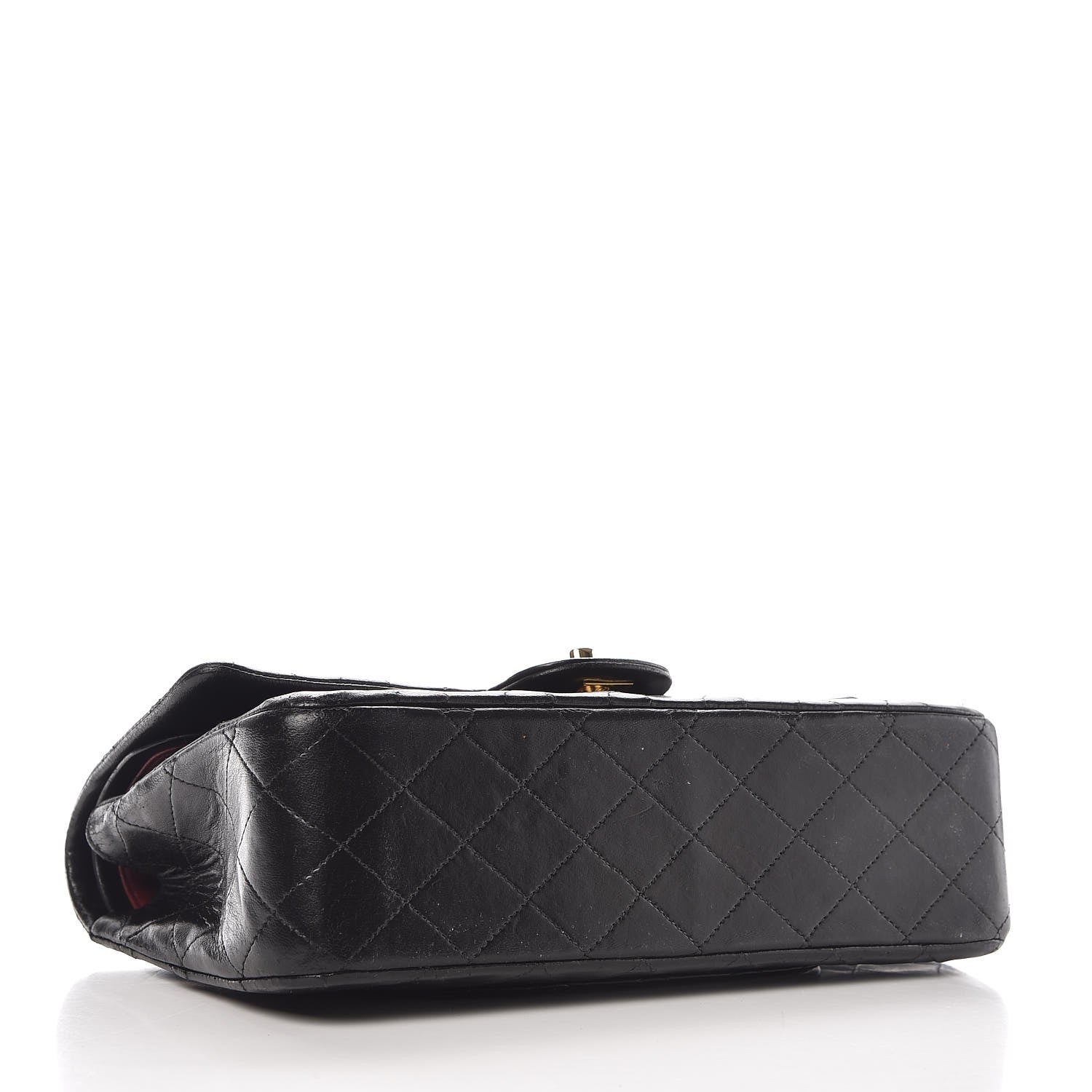 Chanel Lambskin Quilted Medium Double Flap Black 4 of 13