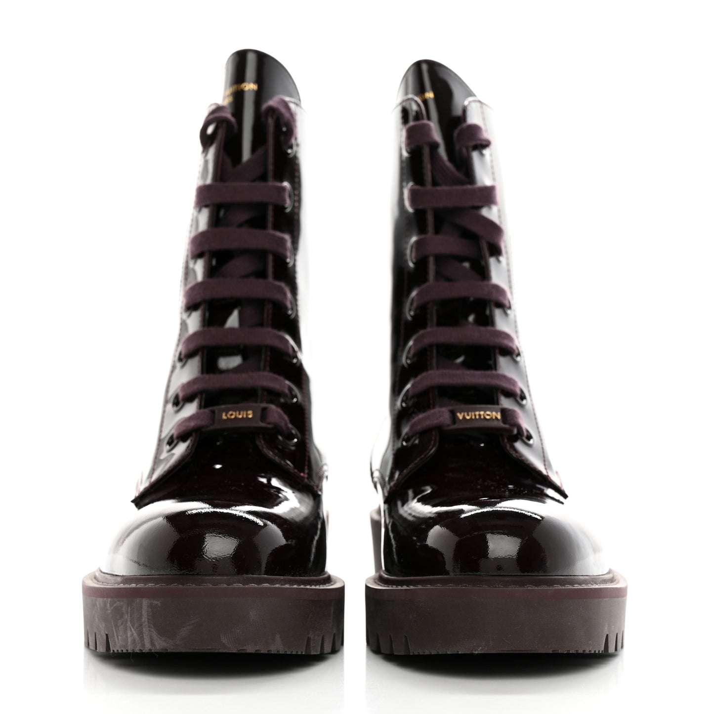 Patent Territory Ranger Boots 37.5 Bordeaux