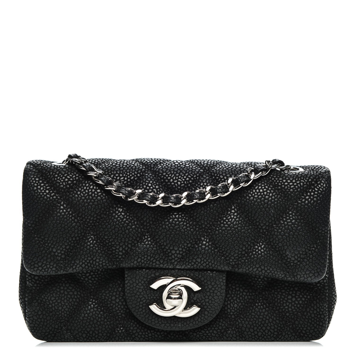 Chanel Iridescent Caviar Quilted Extra Mini Flap Black 1 of 7