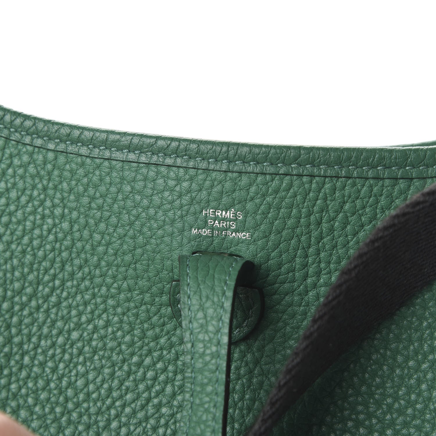 Hermes Taurillon Clemence Amazone Evelyne TPM Vert Vertigo 9 of 11
